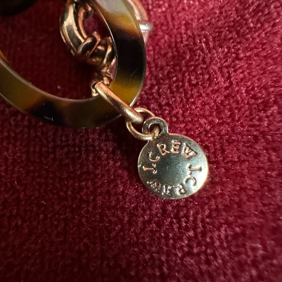 J. Crew Silver Charm Necklace with Black and Gold Chain - Picture 6 of 6